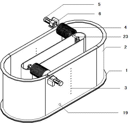 Generator for simulating pollution release process of aquatic plants to sediments and use method