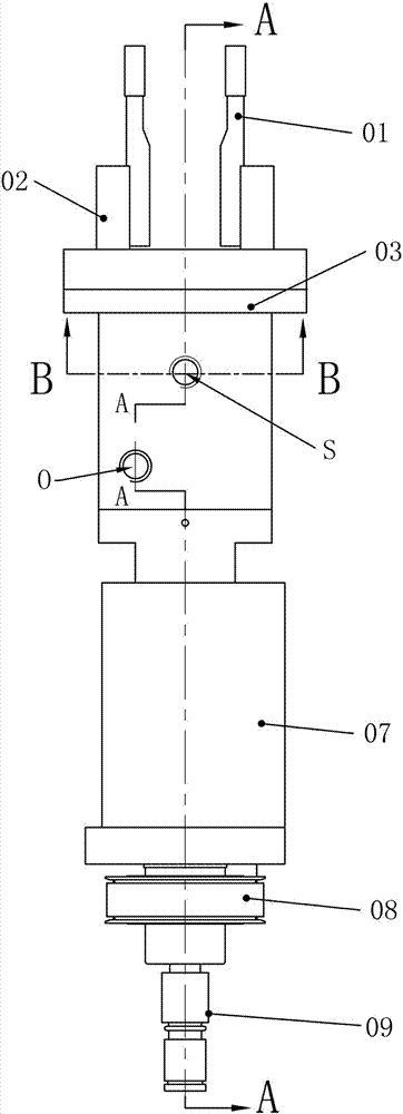 Infinite-rotating automatic clamping mechanism for full-automatic balancing machine