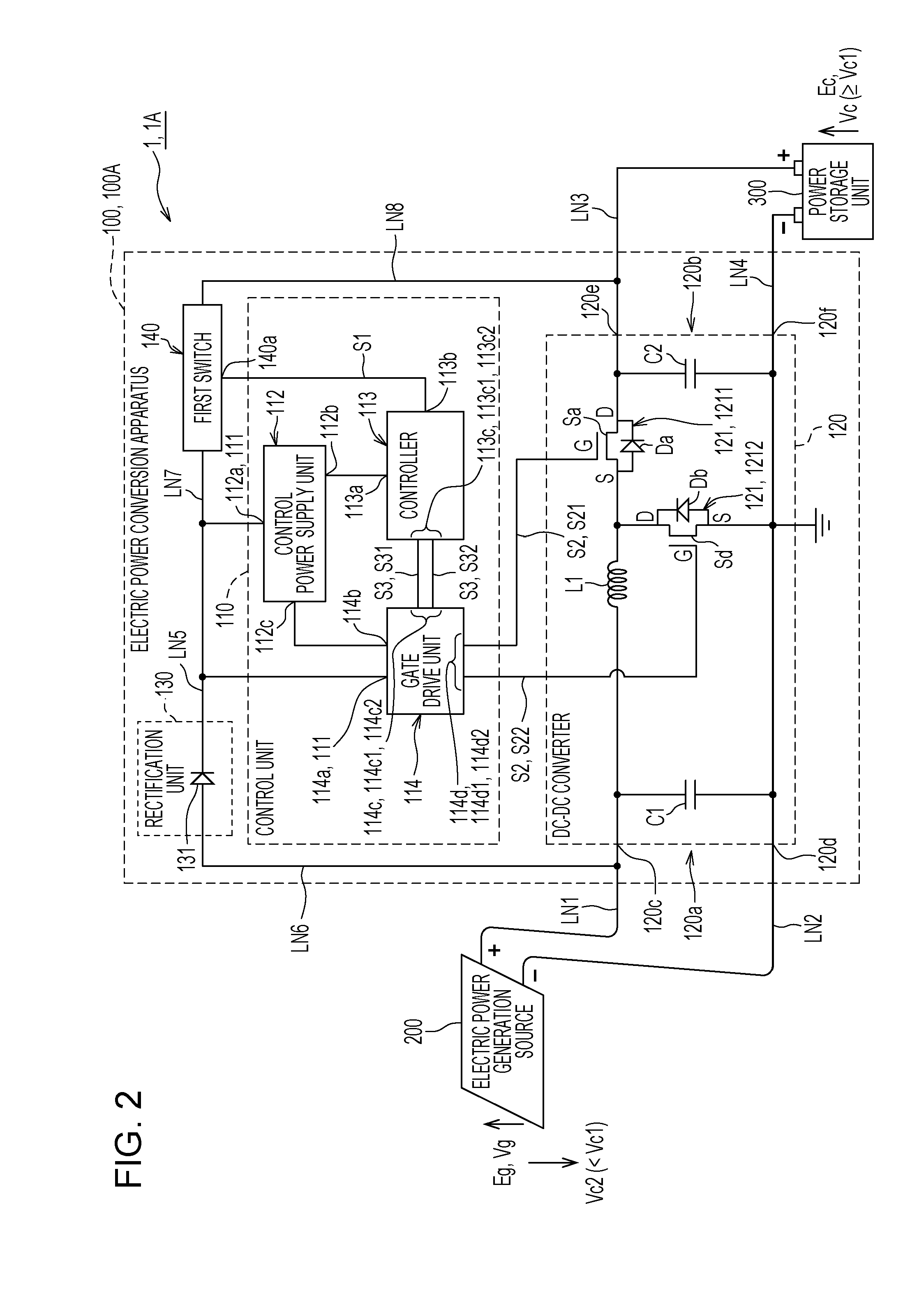 Electric power conversion apparatus, power storage system and power storage method