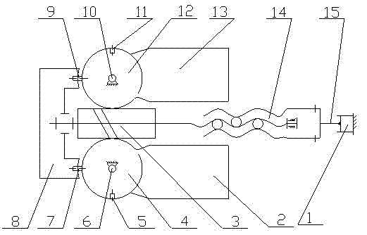 Redundant locking type longitudinal expansion mechanism of folding wing
