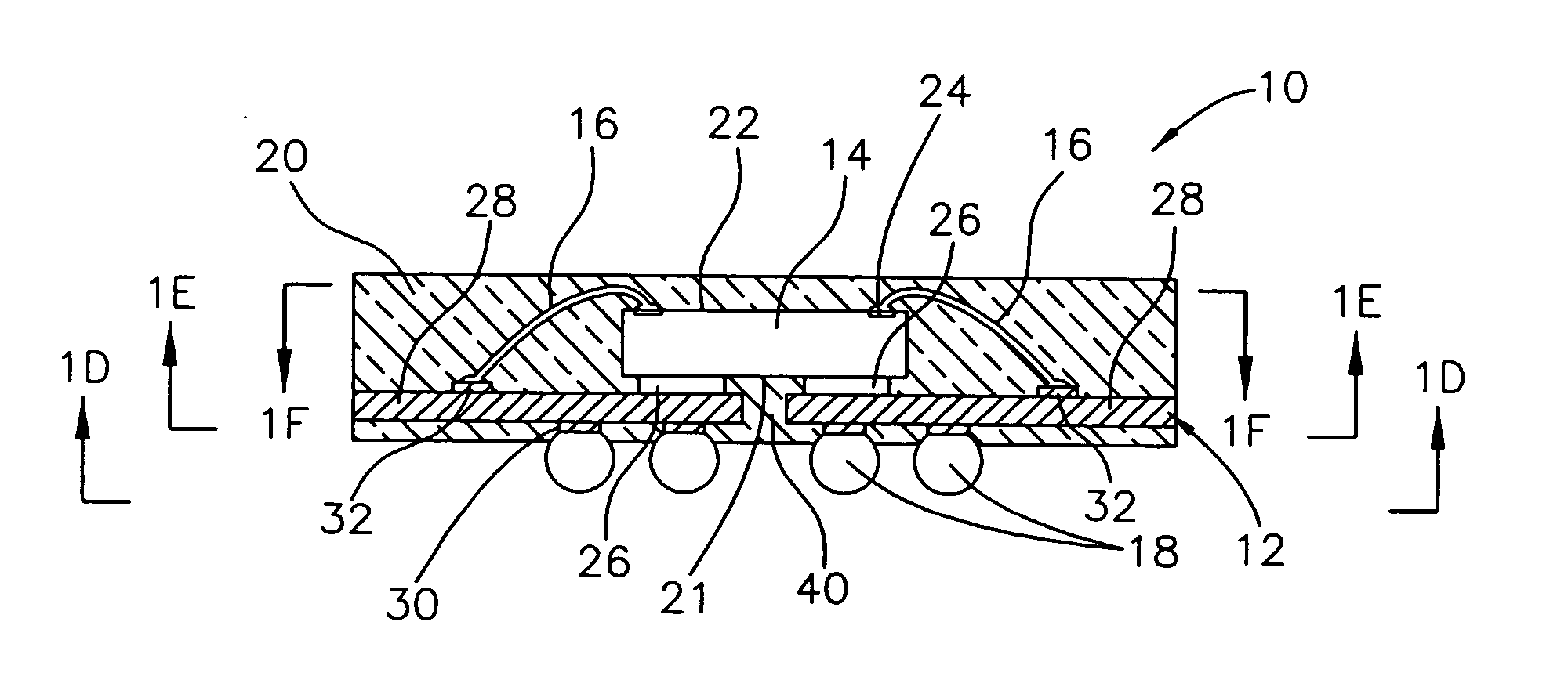 Method for fabricating semiconductor component with chip on board leadframe
