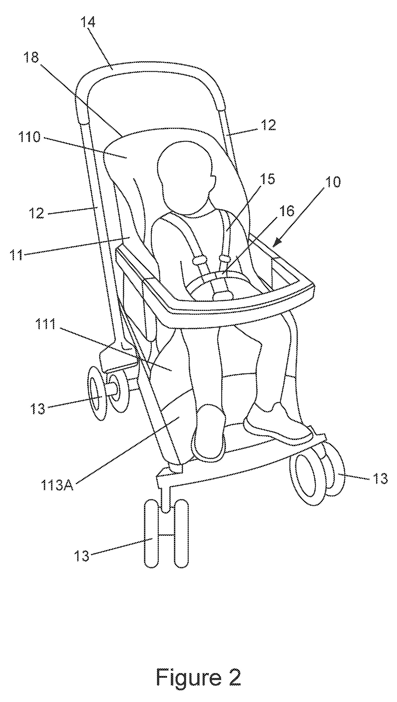 Bunting system for child strollers and the like