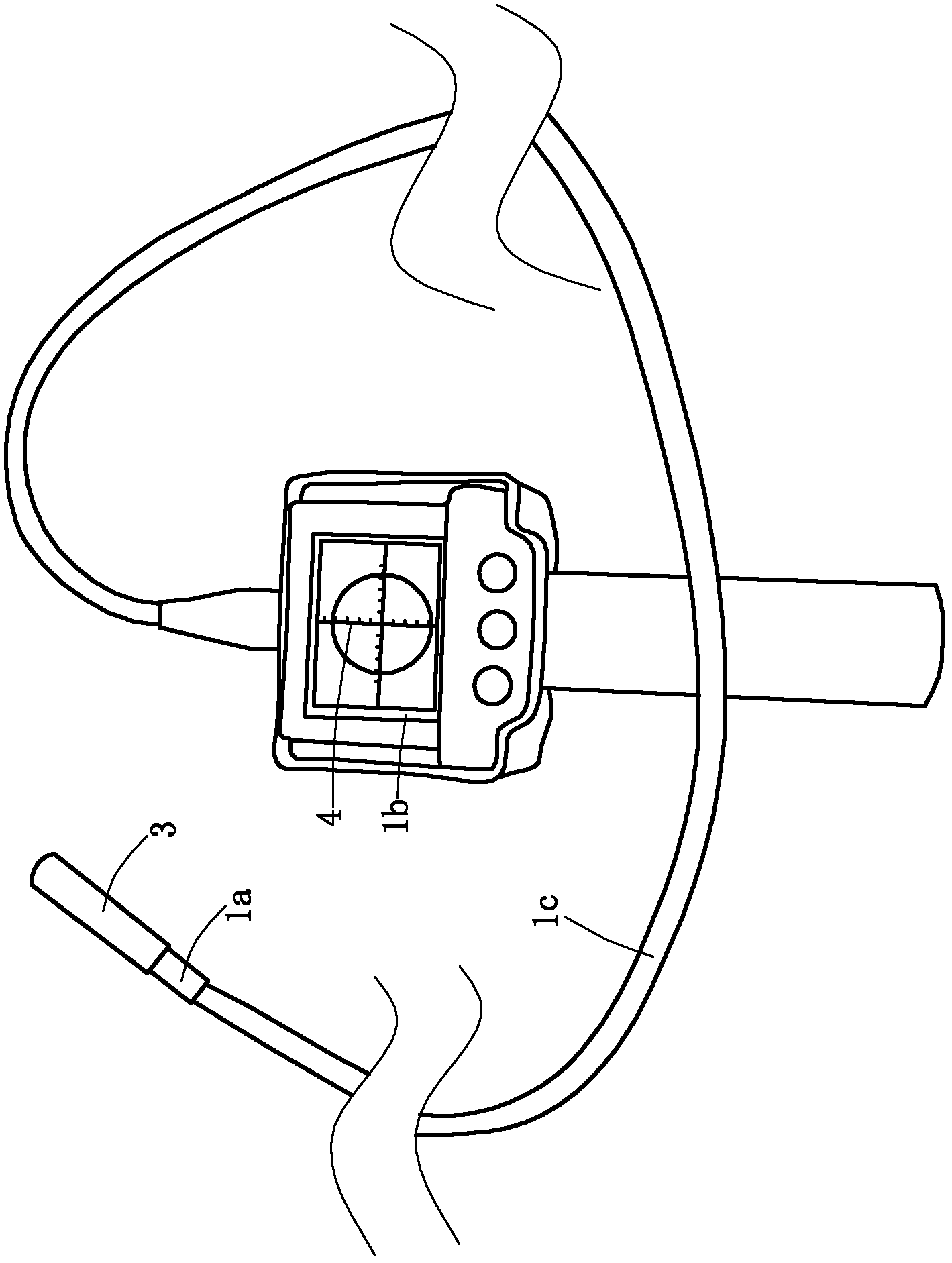 Device for examining size of cervical opening
