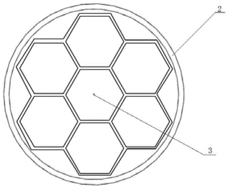 A high-strength steel transmission tower with a honeycomb structure