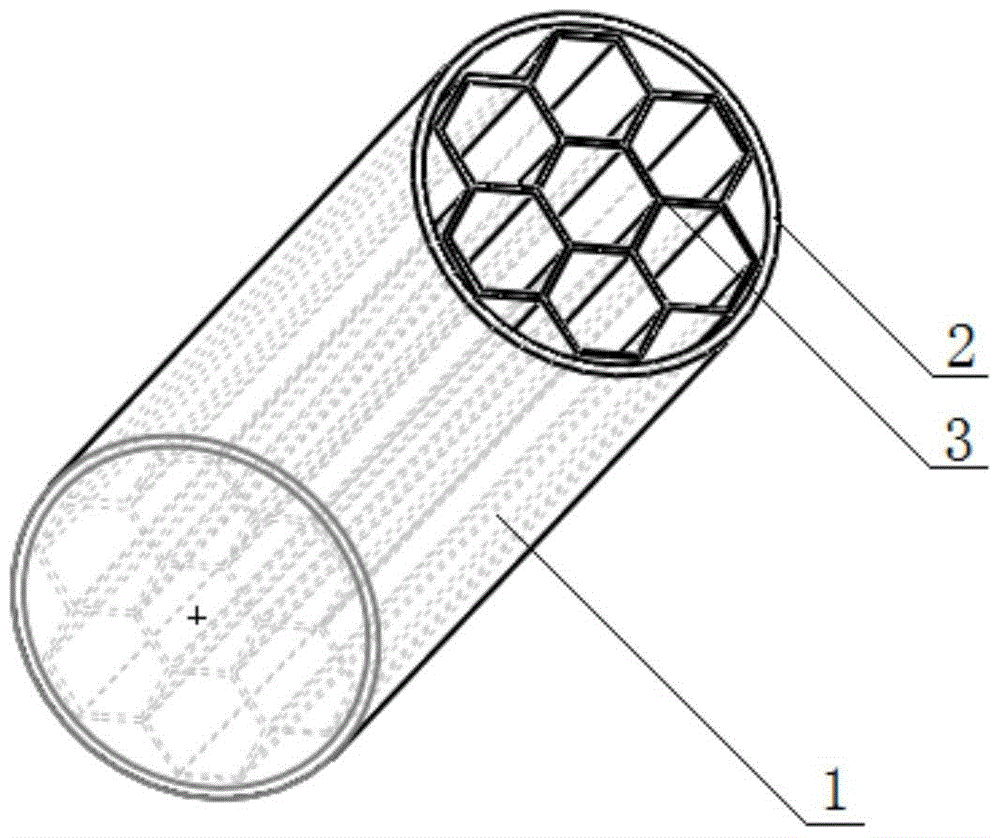 A high-strength steel transmission tower with a honeycomb structure