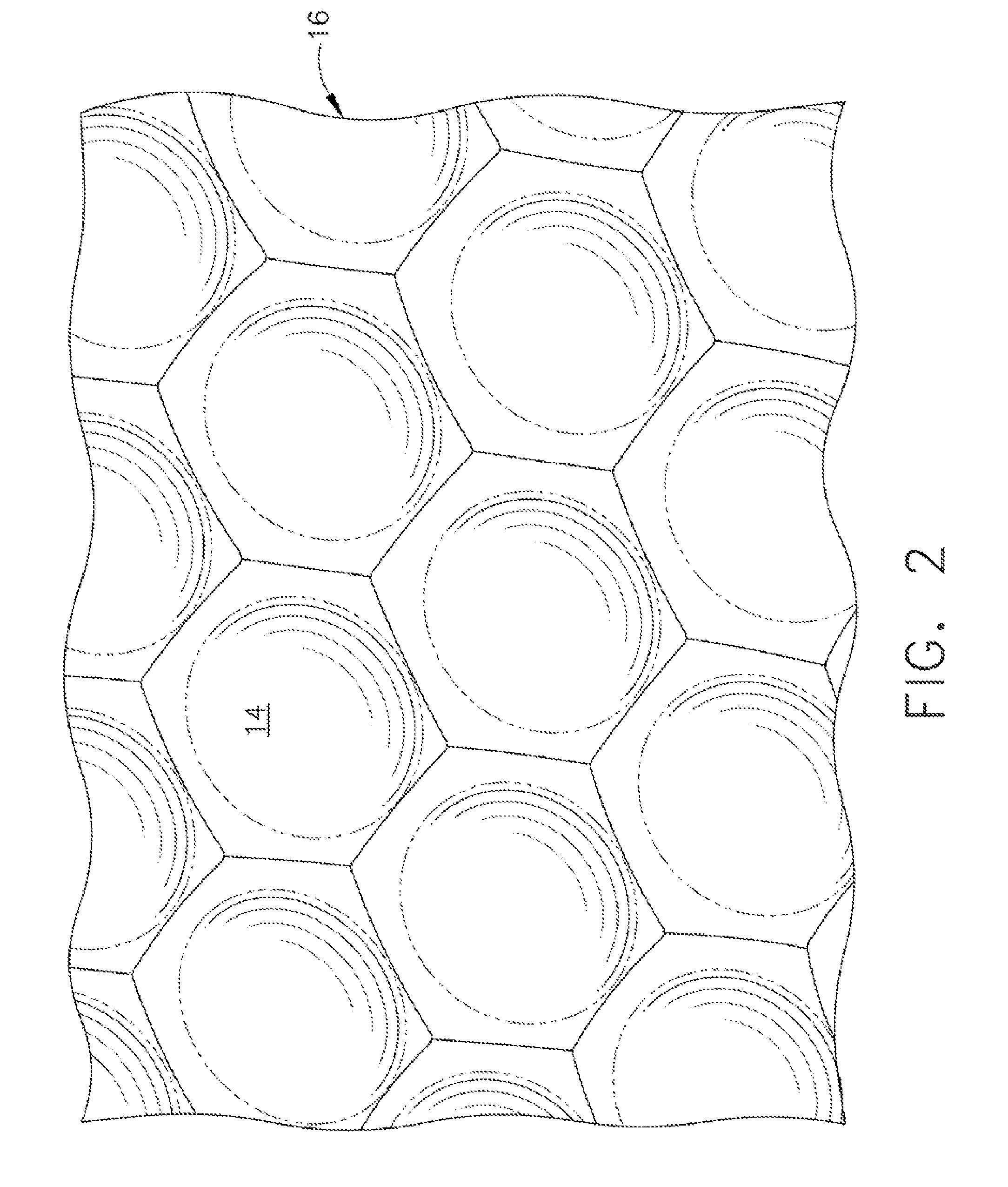 Method and apparatus for scaled up reproduction of detailed features