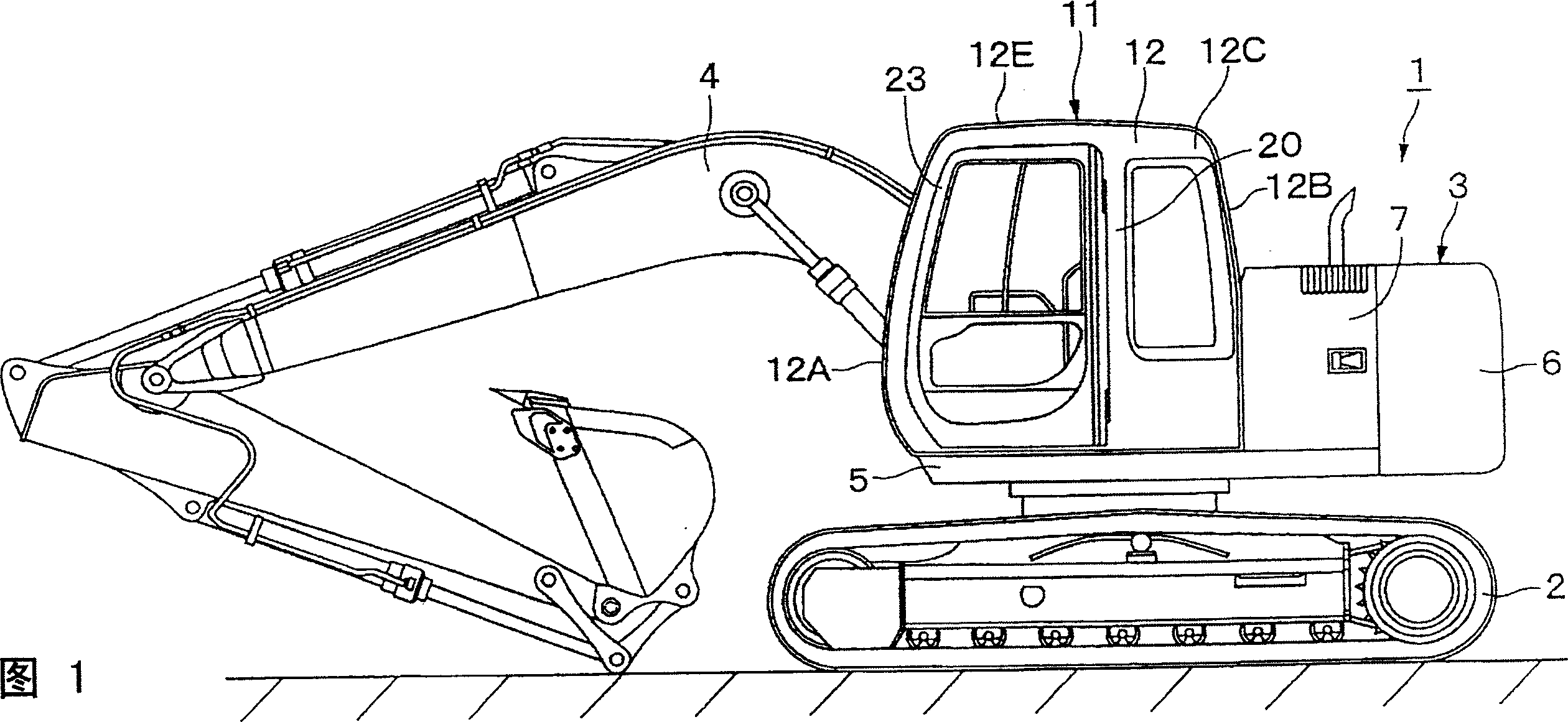 Cab of construction machinery