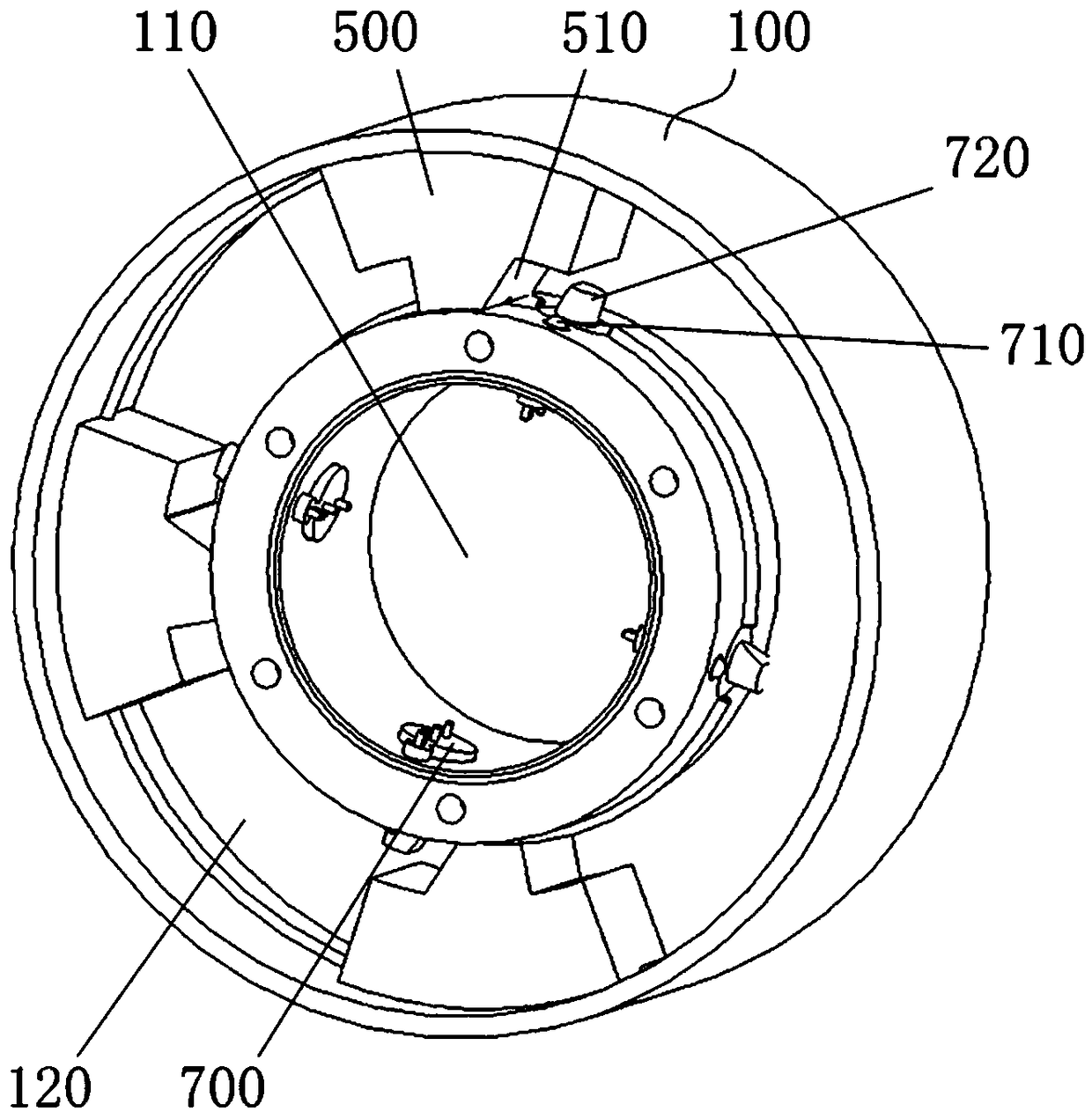 Mechanism for adjusting moments of inertia