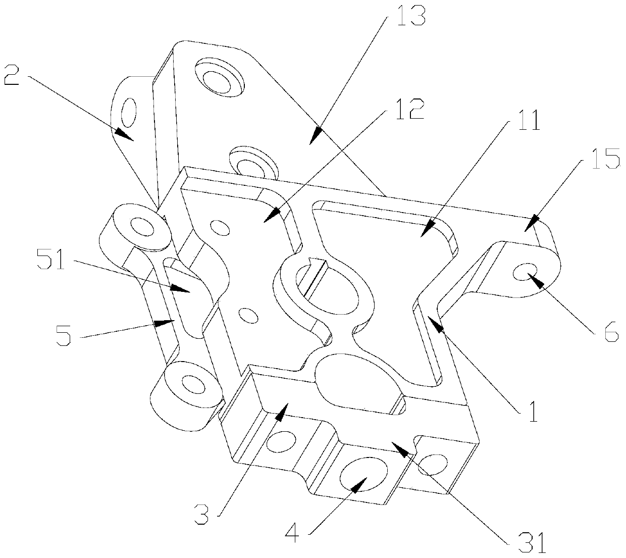 Steering knuckle assembly structure for hub motor driven vehicle