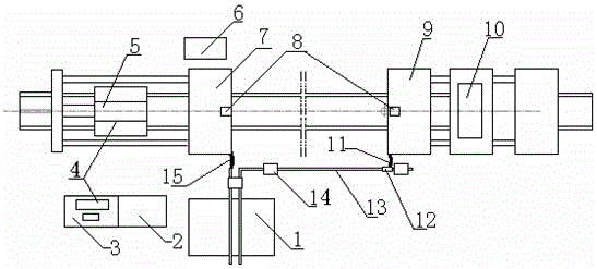 Online heating distortion correcting device, system and method for profile