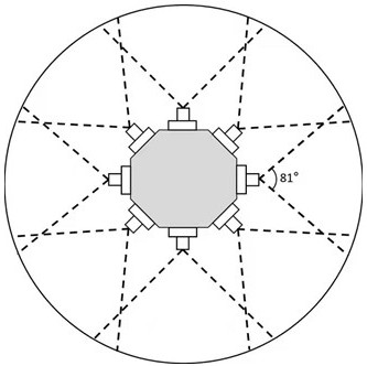 High-precision positioning method in large underground space