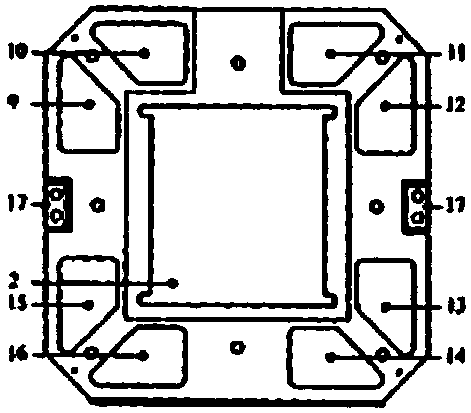 Filter press device for electroplating metal from solutions, which is formed by separating elements formed by ion-exchange membranes, forming a plurality of anolyte and catholyte chambers, the electrodes being connected in series with automatic detachment of the metallic product