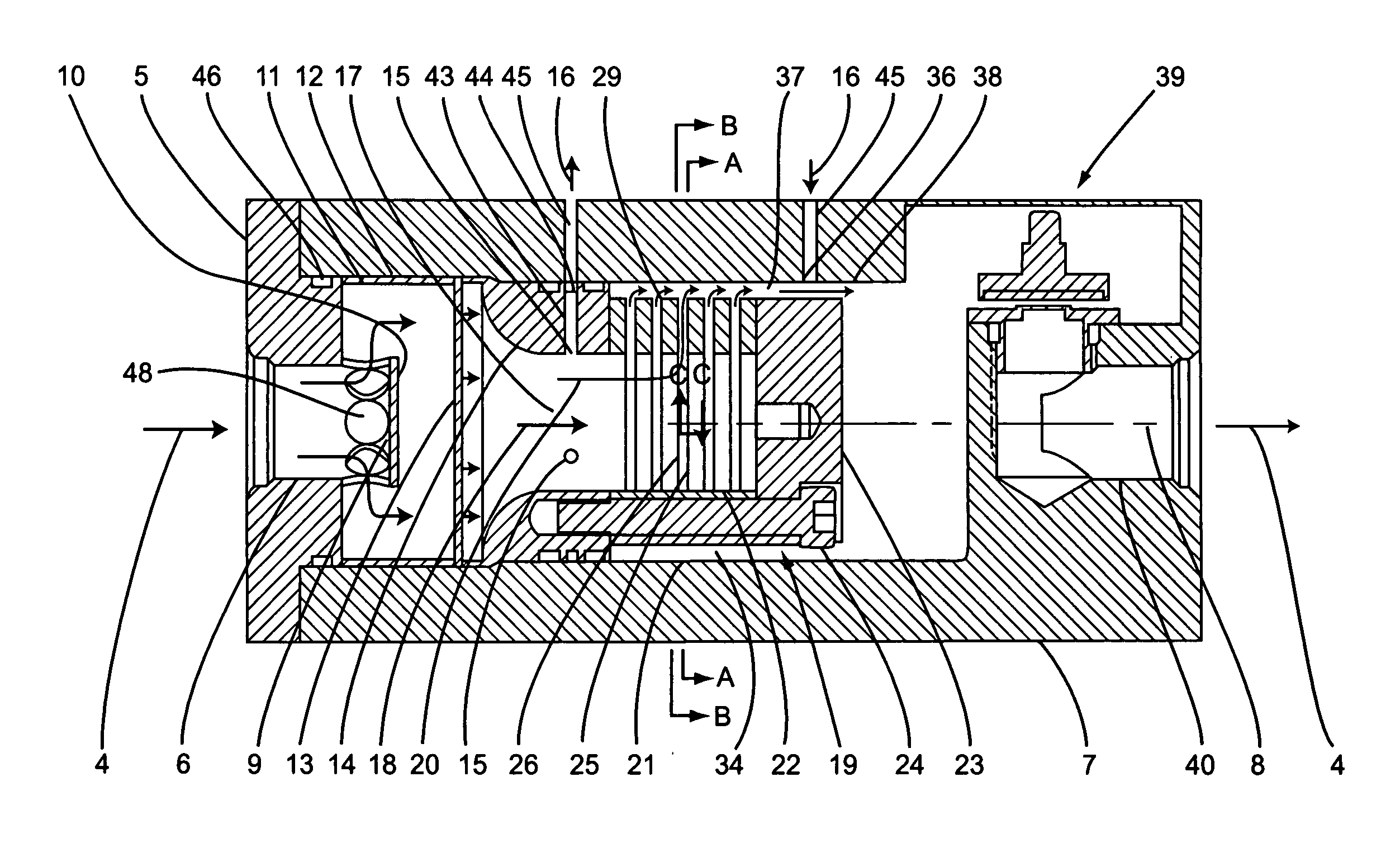 Laminar flow meter or controller