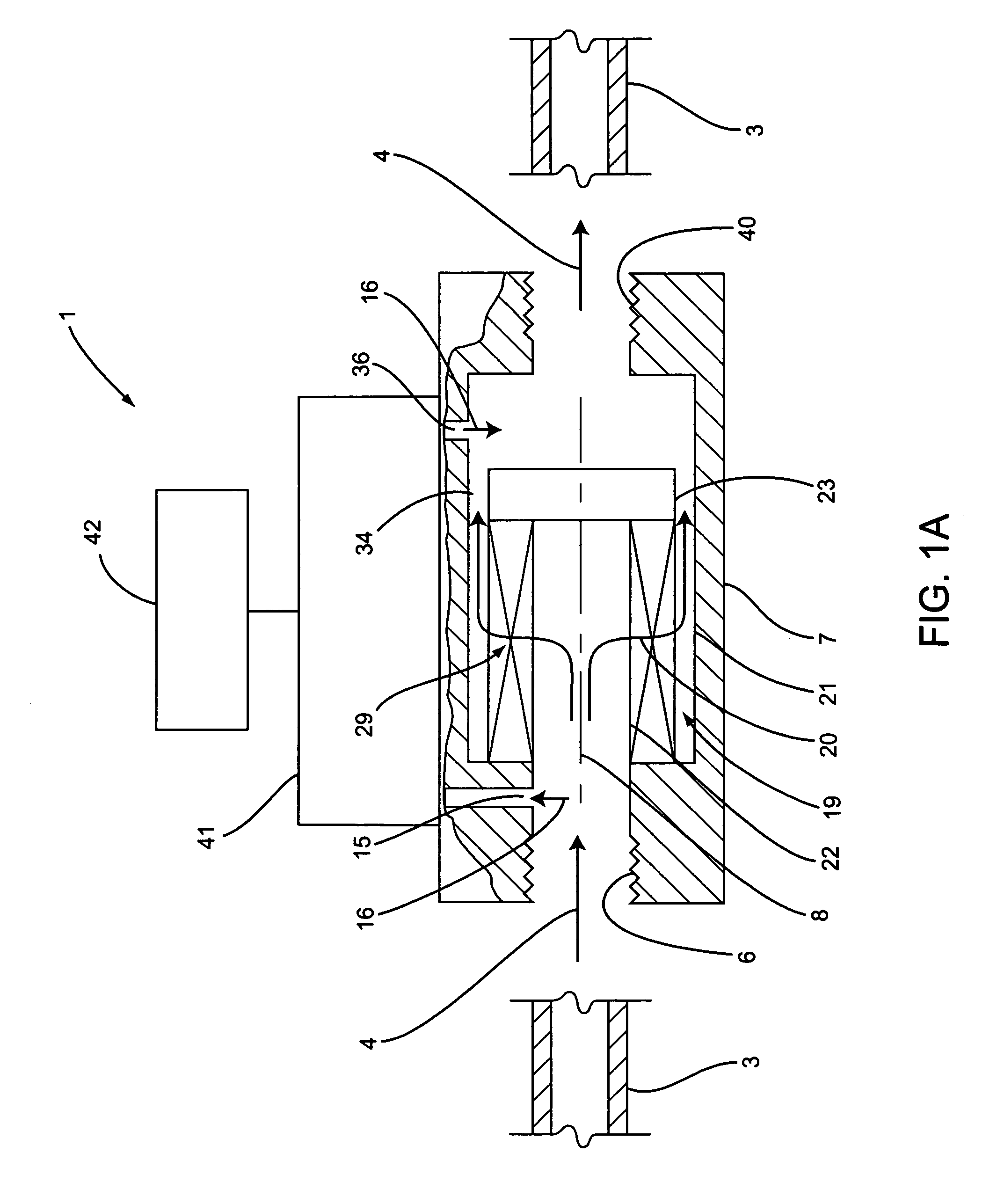 Laminar flow meter or controller