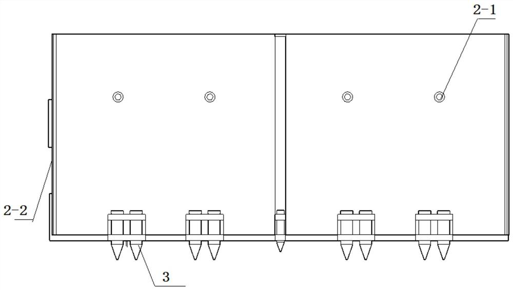 Fabricated light high-strength lattice frame flexible retaining wall and mounting method thereof