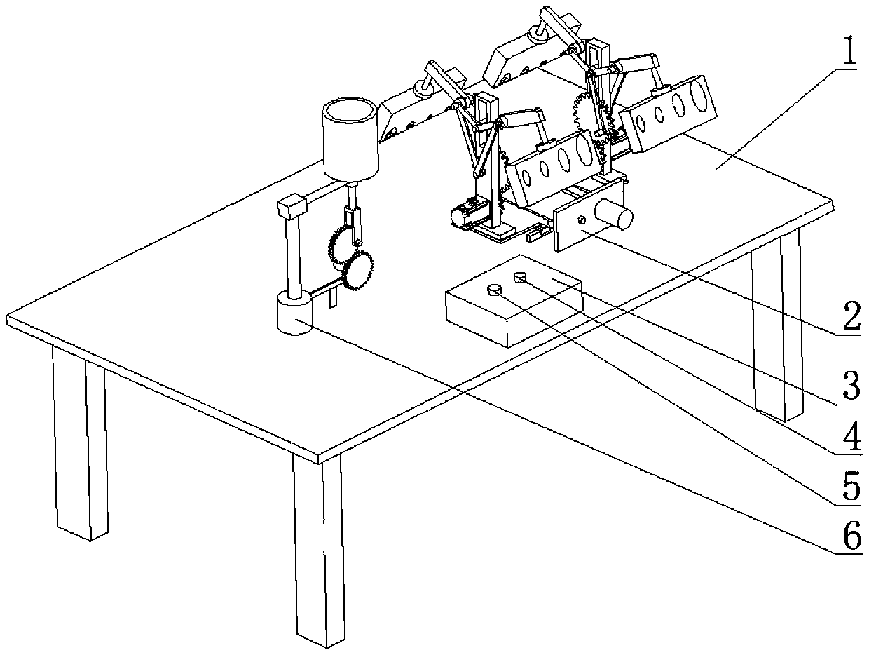 Worktable for medical detection and use method thereof