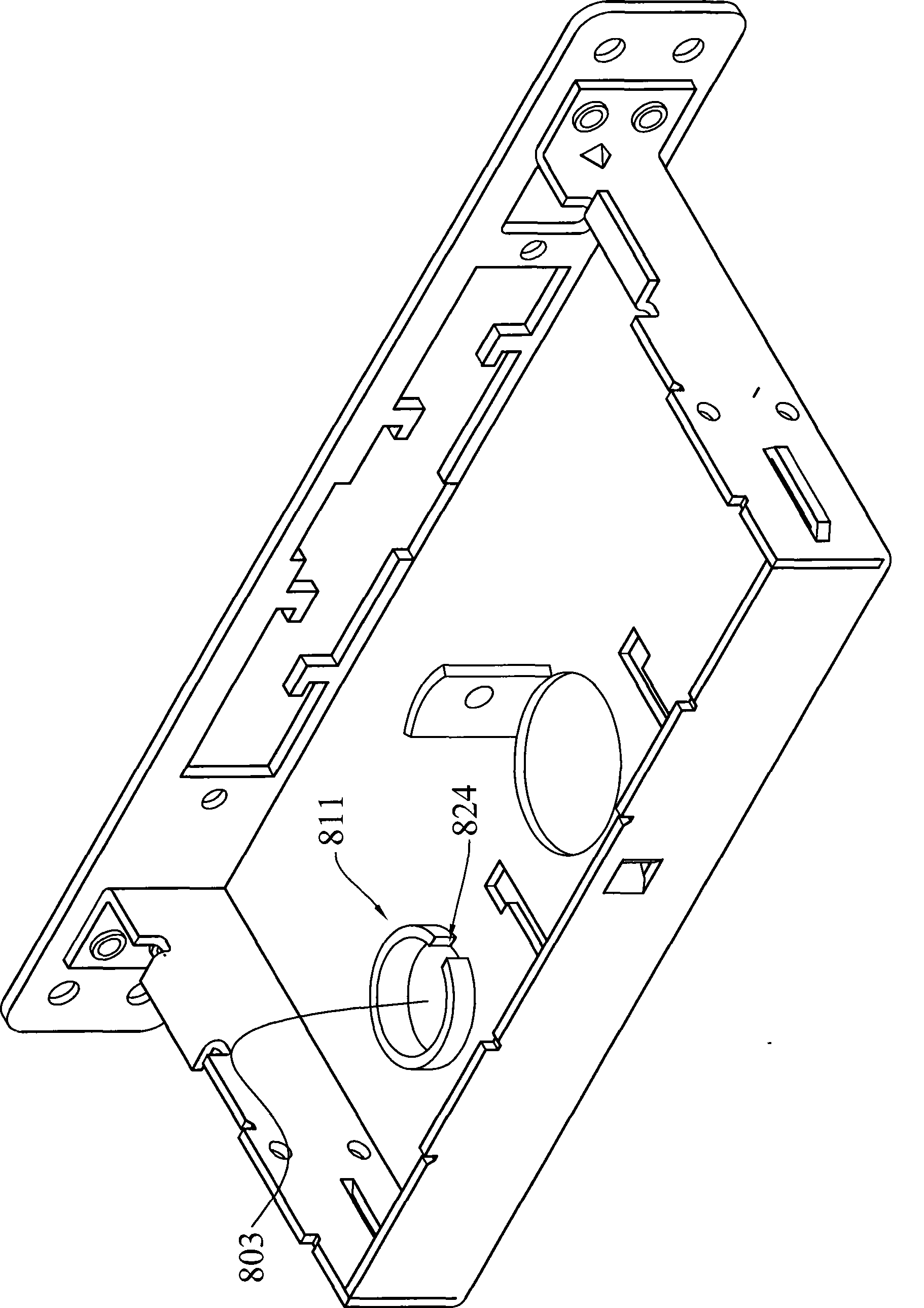 Bolt locking mechanism cooperated with door handle control mechanism