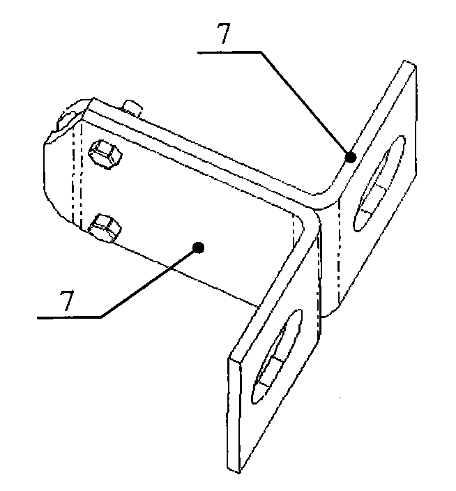 Counter weight guide device and system as well as method for installing guide track