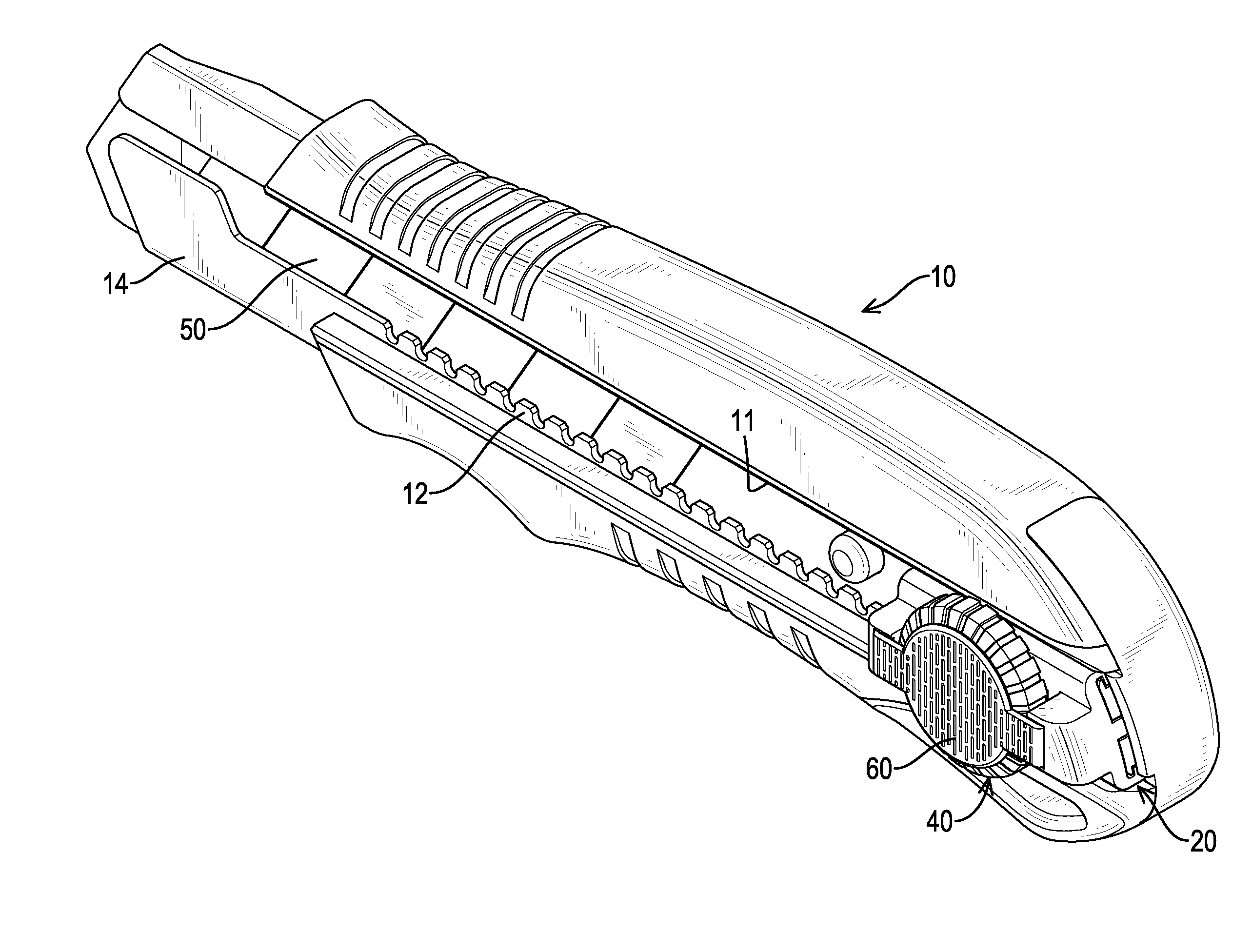 Cutter assembly having dual locking effect