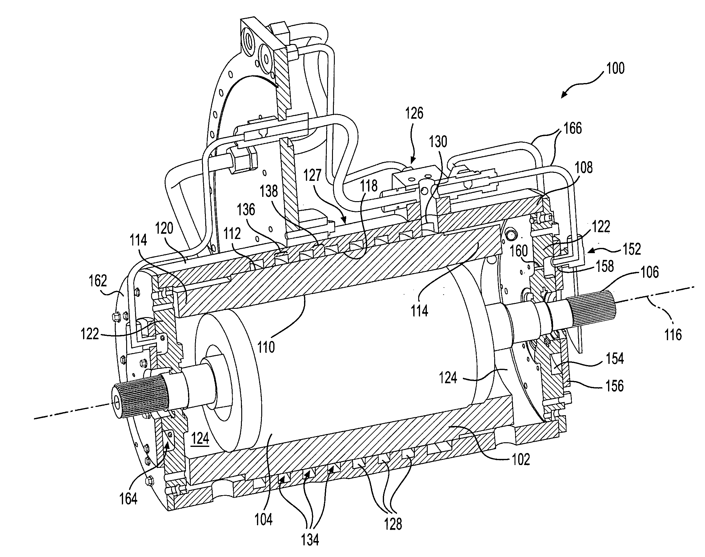 Cooling system for an electric motor