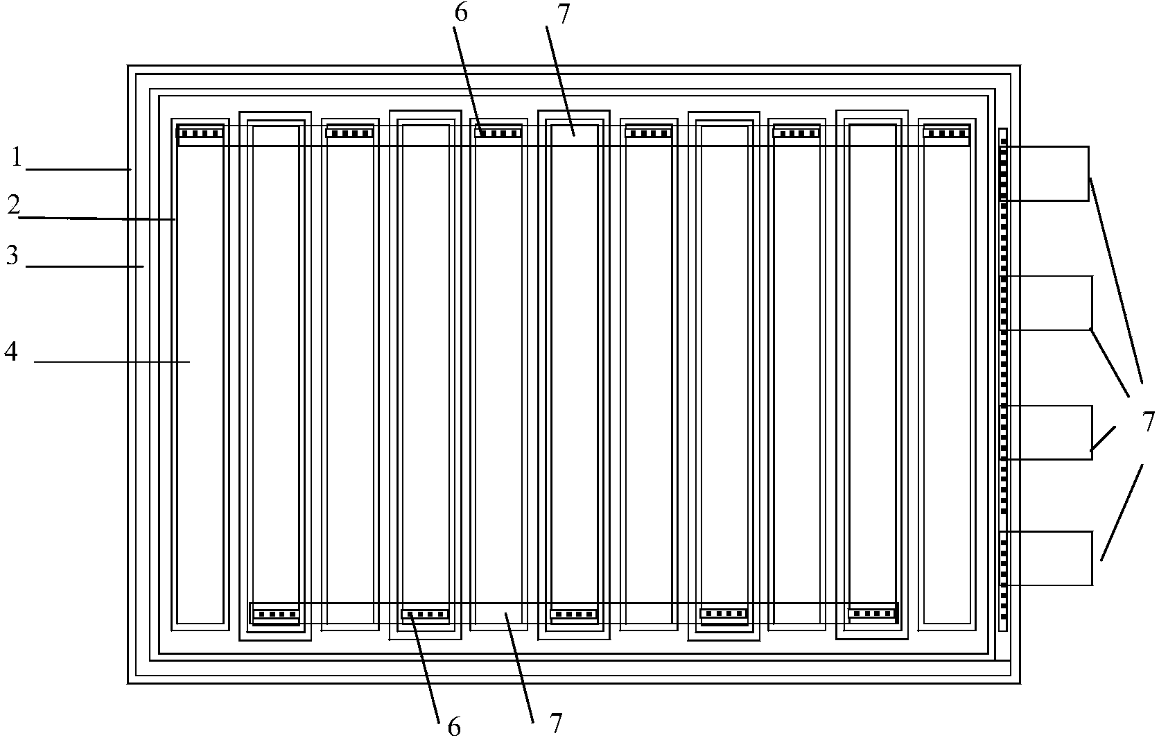 Silica-based uniwafer optoelectronic integration receiving chip used for automatic electricity meter reading system