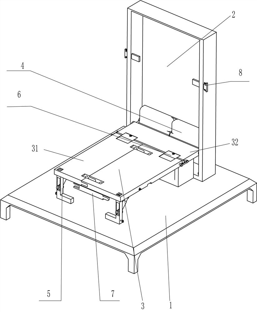 Area-variable storage type iron stand bed