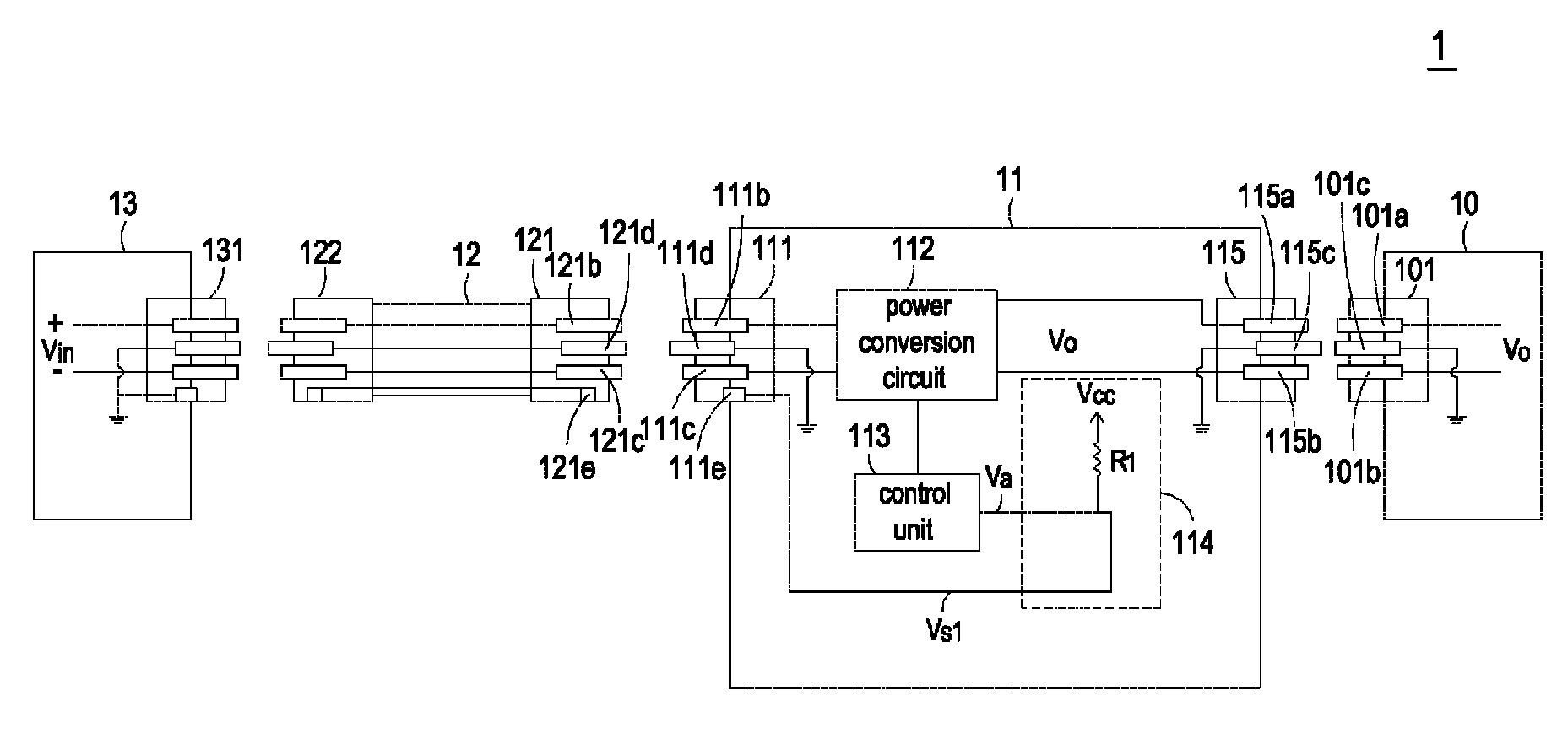 Power supply with arc flash protection mechanism and data-processing system employing same