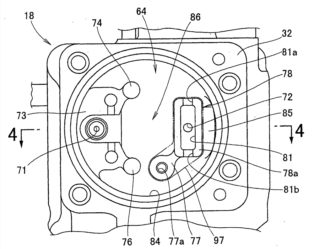 Adjuster for gas engine