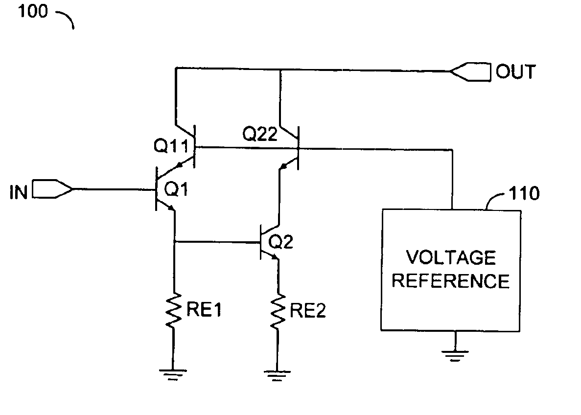 High voltage-wide band amplifier