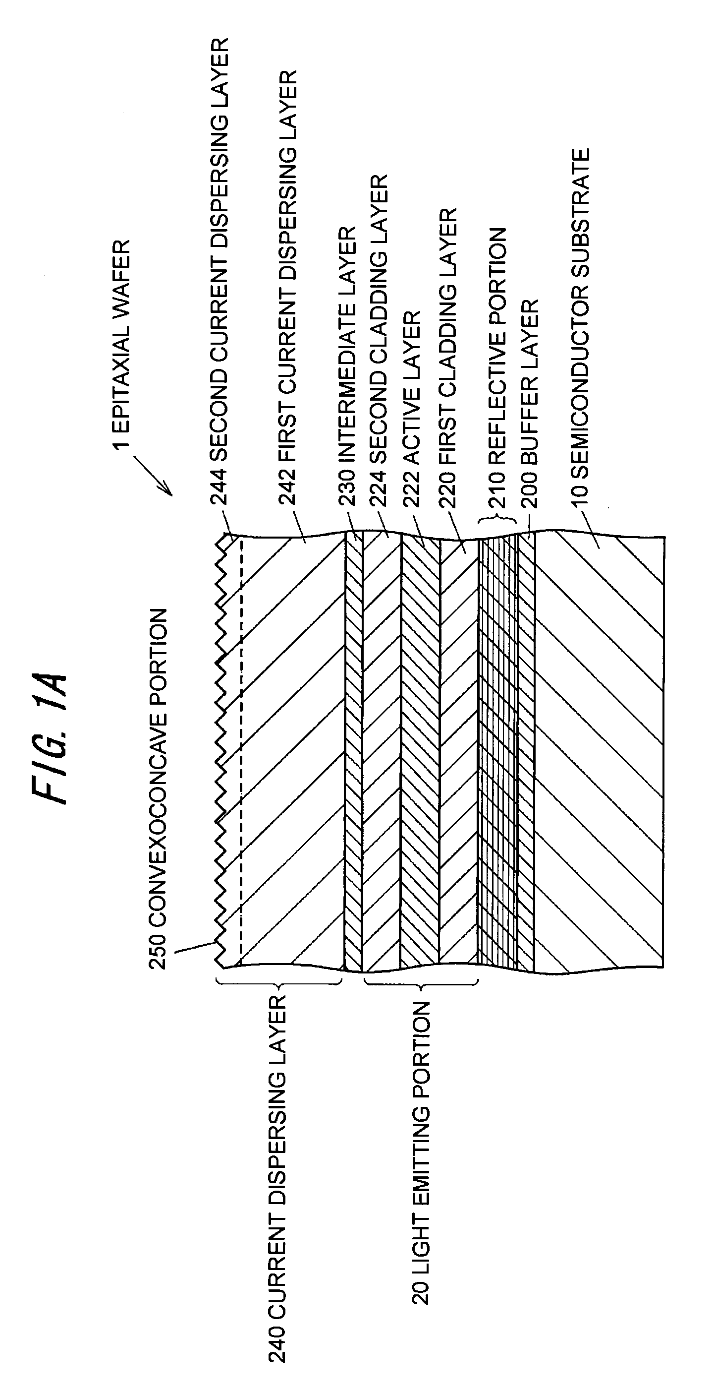 Epitaxial wafer, light-emitting element, method of fabricating epitaxial wafer and method of fabricating light-emitting element