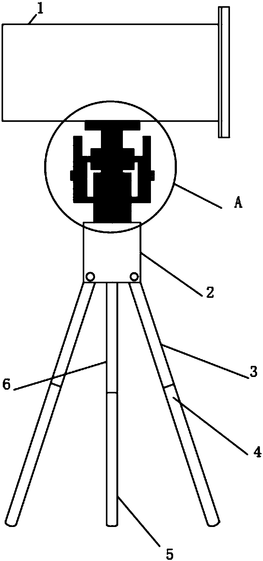 Telephoto lens auxiliary support