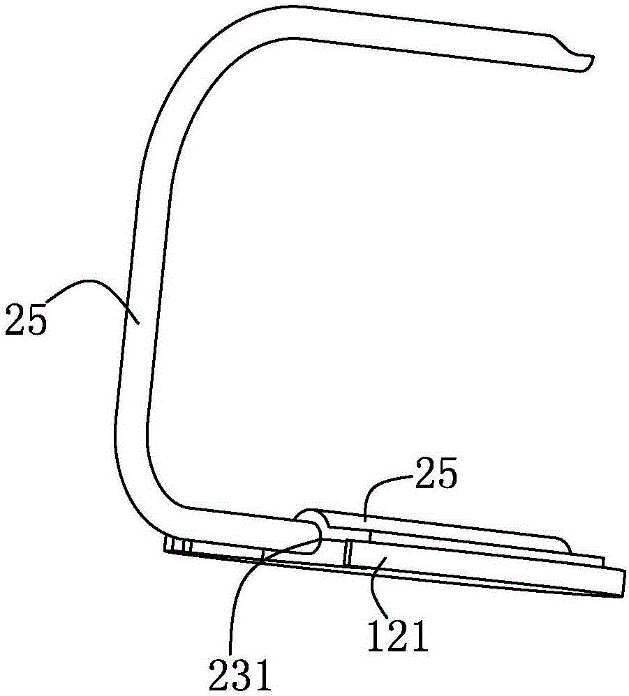Heat dissipation system of rail lamp