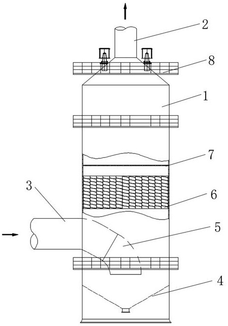 Flue gas conditioning device based on electric precipitator