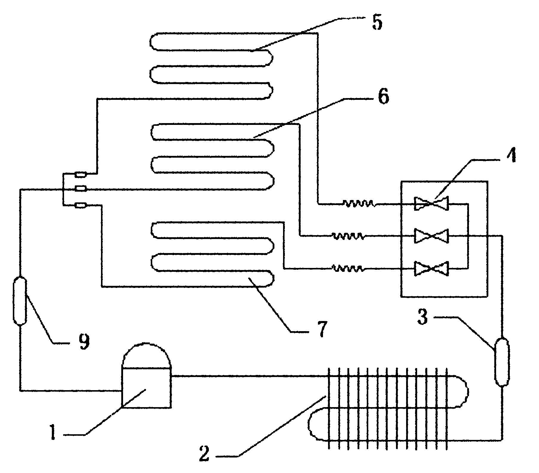 Refrigerator with variable freezing capacity
