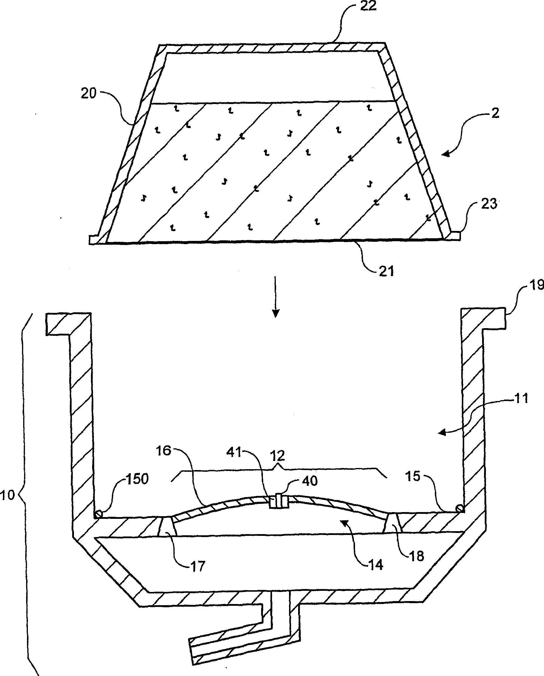 Method, device, and capsule for preparing a foamy liquid food