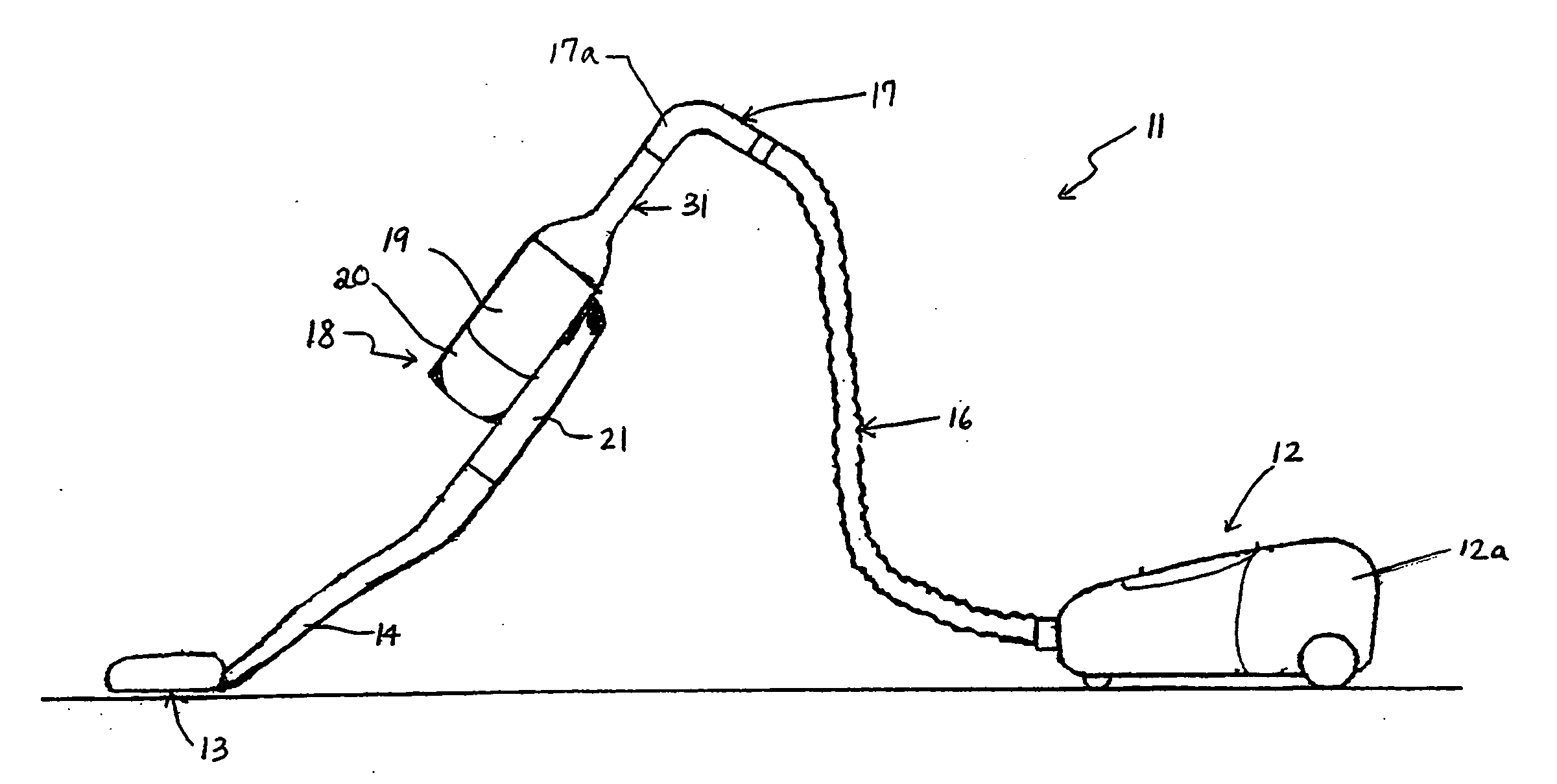 Compact cyclonic separation device