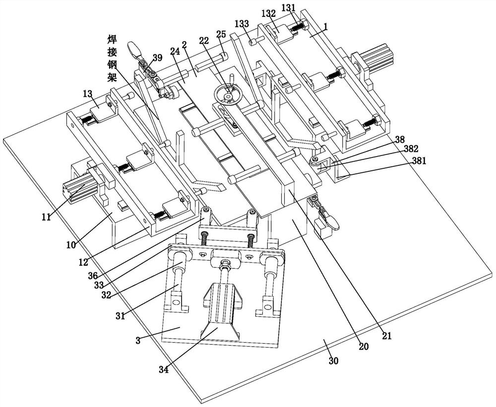 Detection equipment and detection process for steel structure building steel frame after welding forming