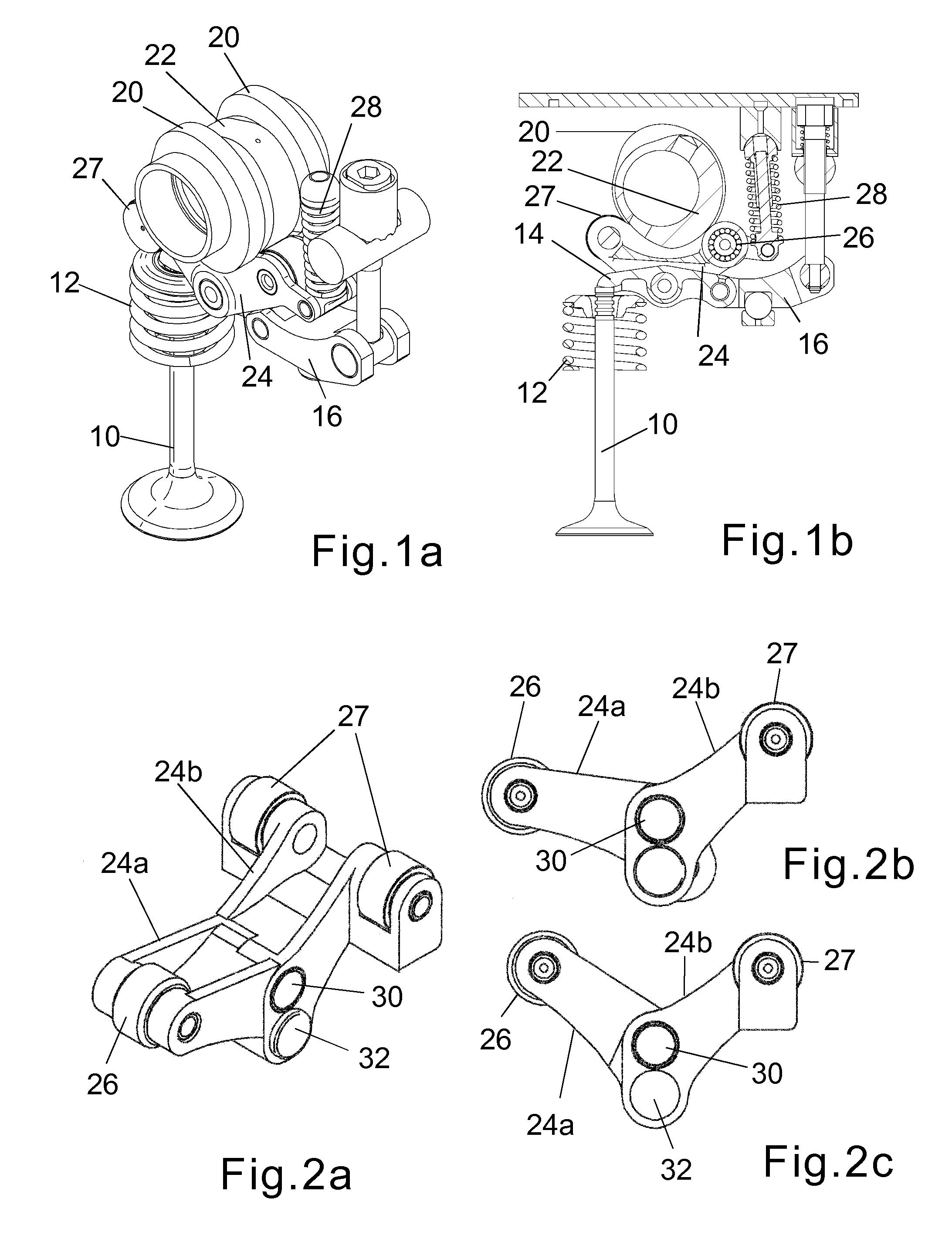 Variable valve actuating mechanism with lift deactivation