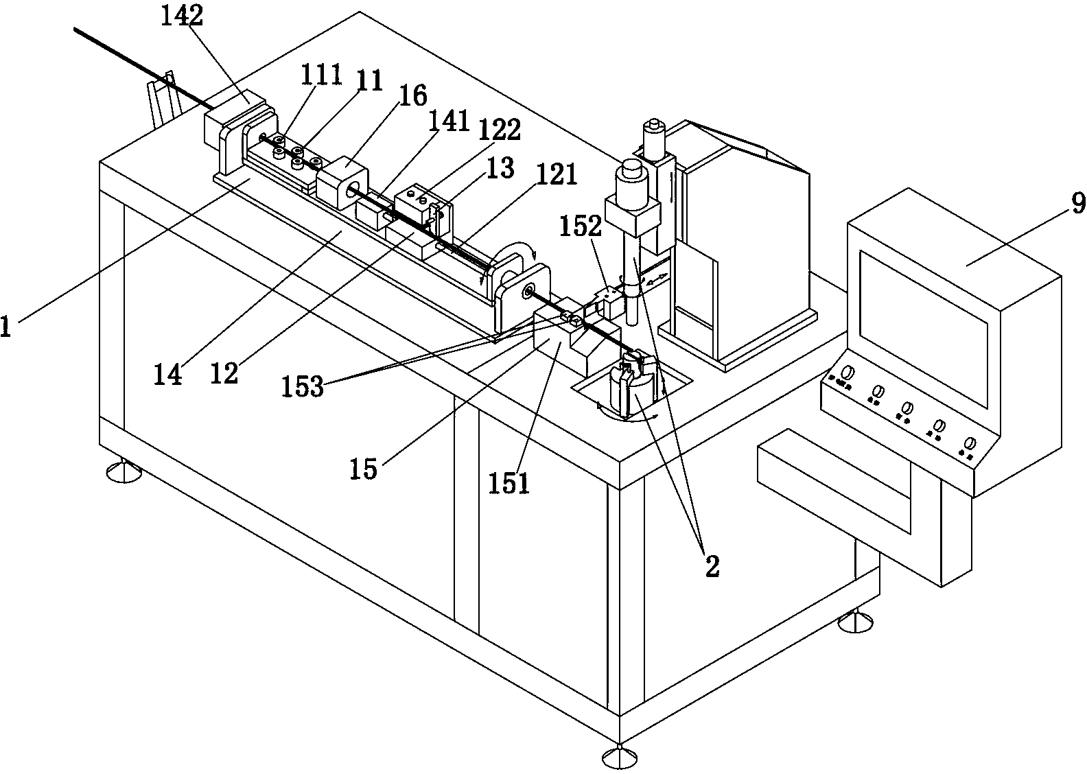 Numerical control coil machine and method for continuously processing coil by using same