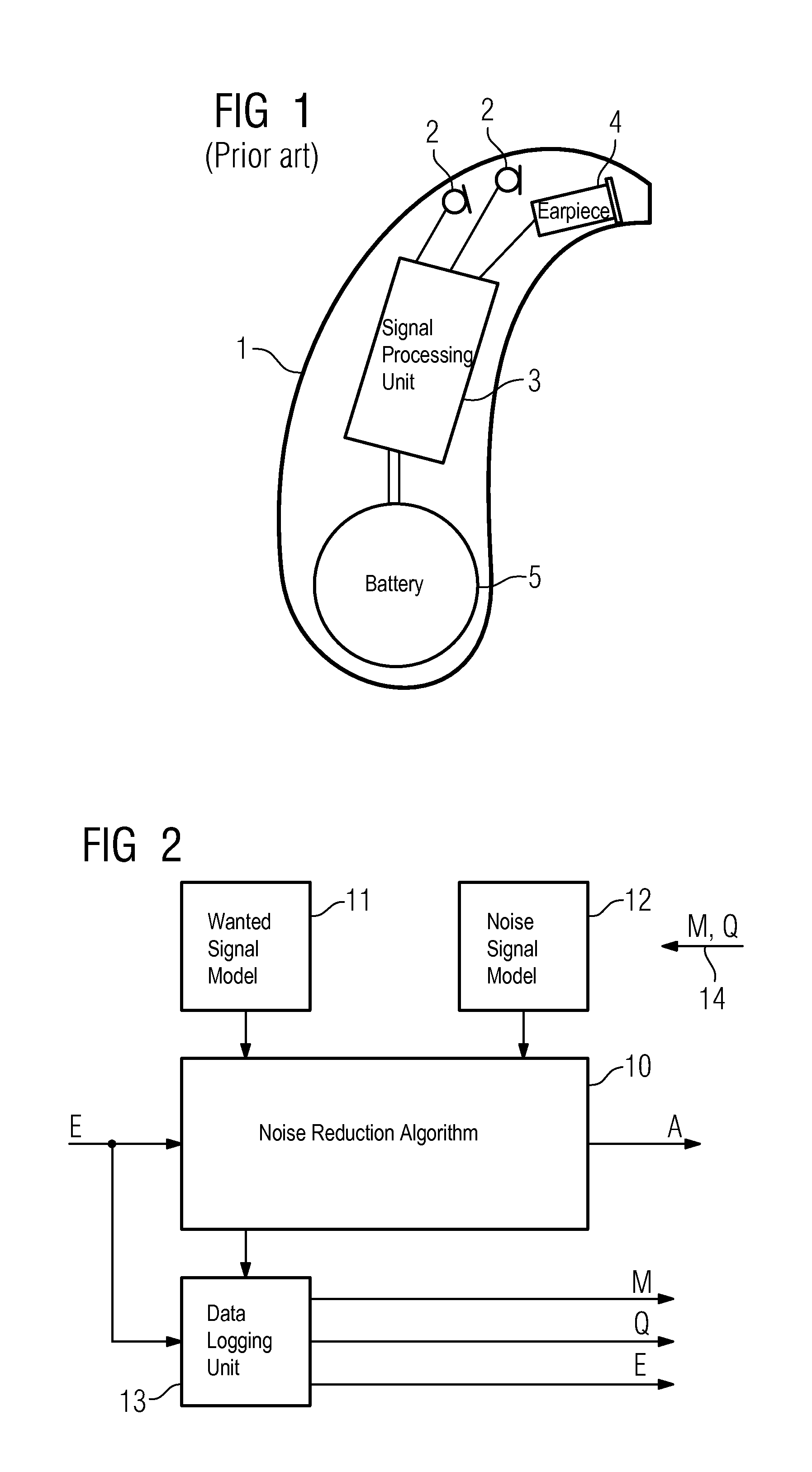 Method for reducing noise using trainable models