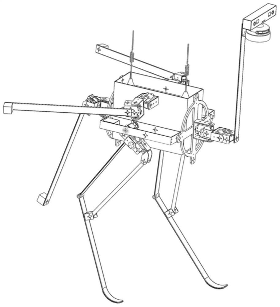 A full-form ostrich-like high-speed running and jumping robot