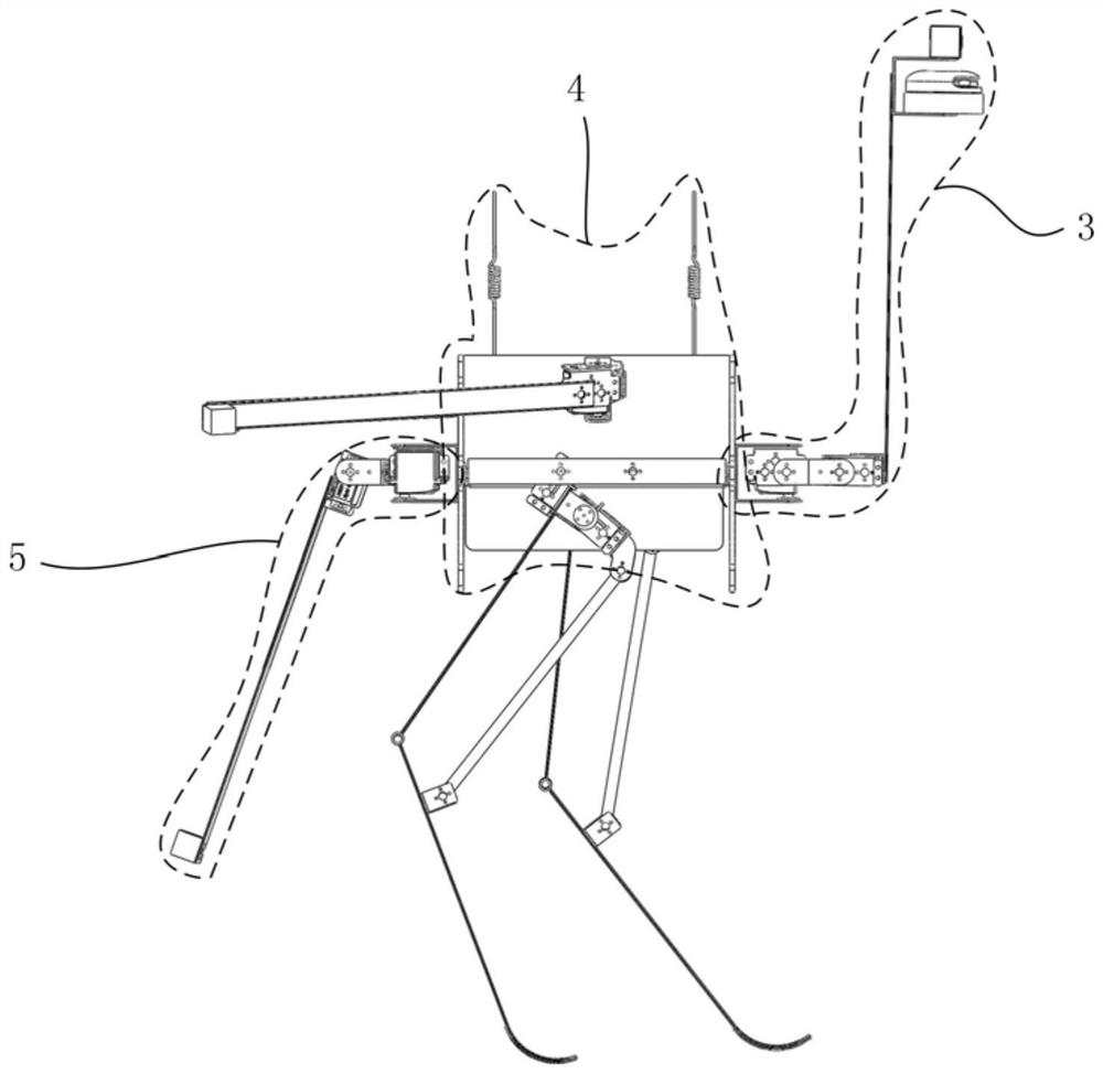 A full-form ostrich-like high-speed running and jumping robot