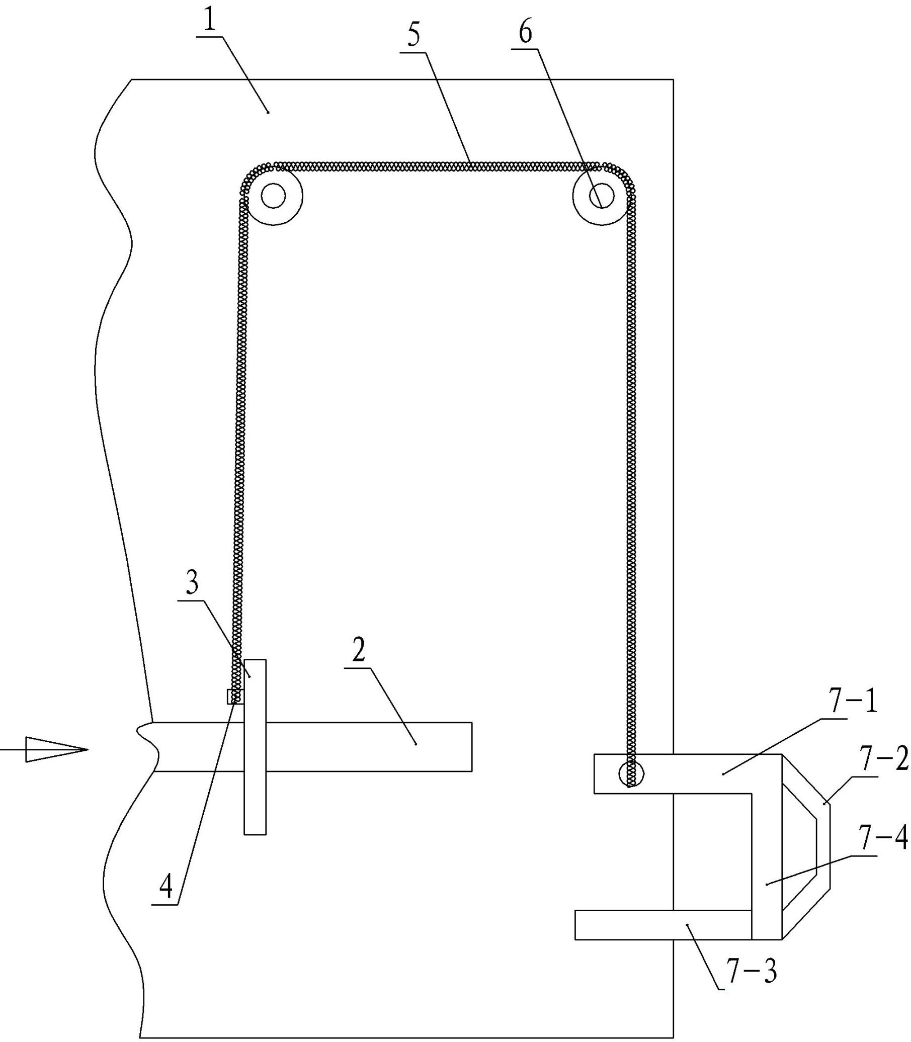 Wheel arranging device for steel cord outer winding machine and wheel arranging method thereof