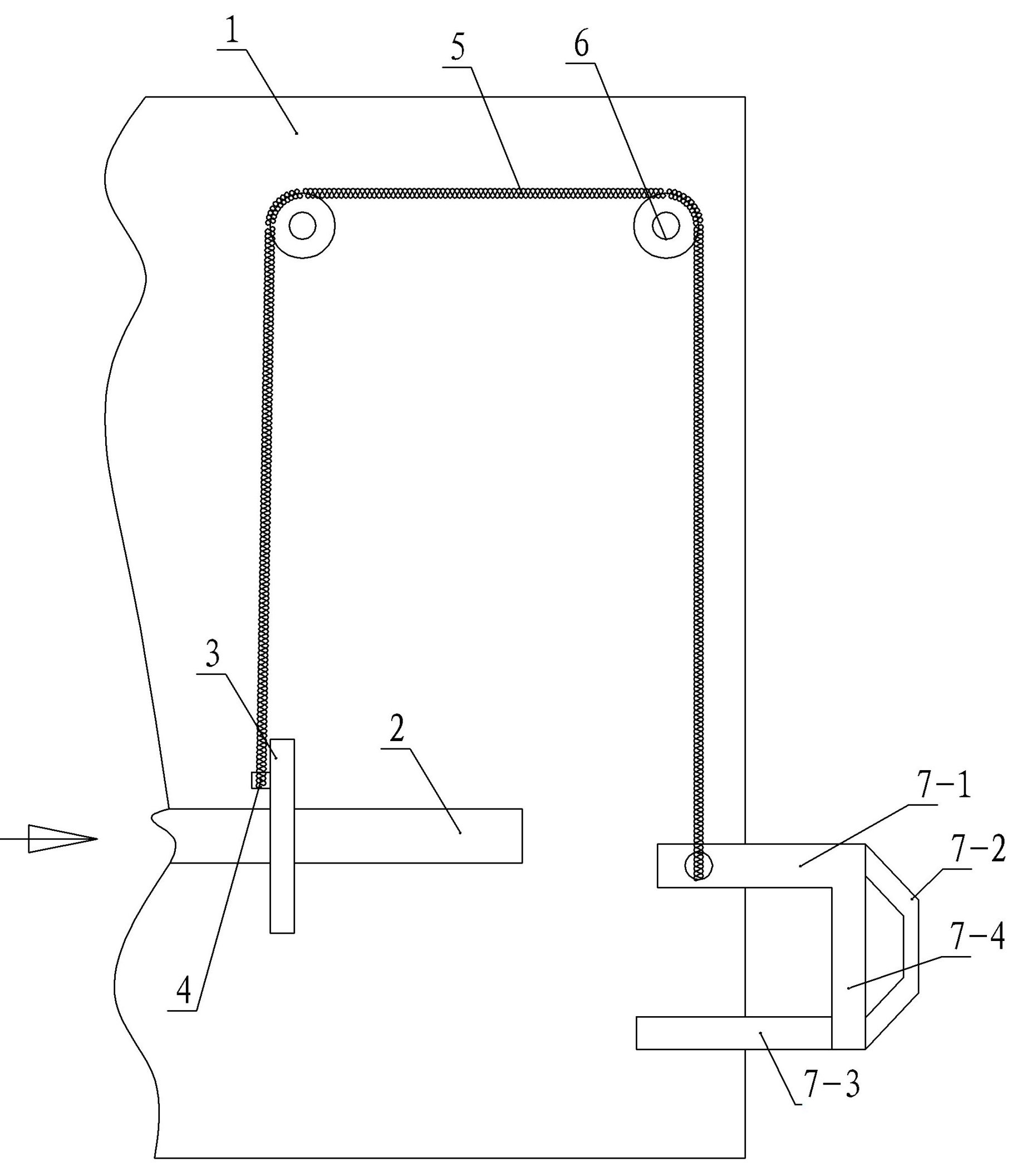 Wheel arranging device for steel cord outer winding machine and wheel arranging method thereof