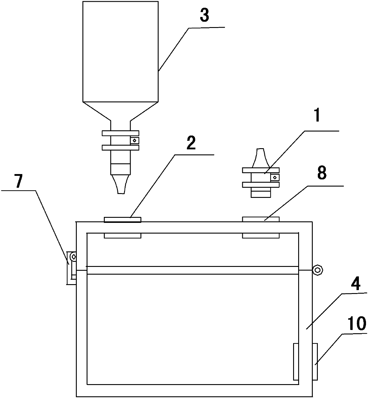 Modeling method of jawbone osteoporosis in-vitro model and vacuum decalcification auxiliary device thereof