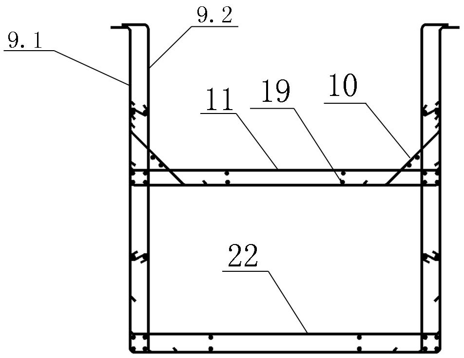 A cover-excavation underground passage structure and its construction method