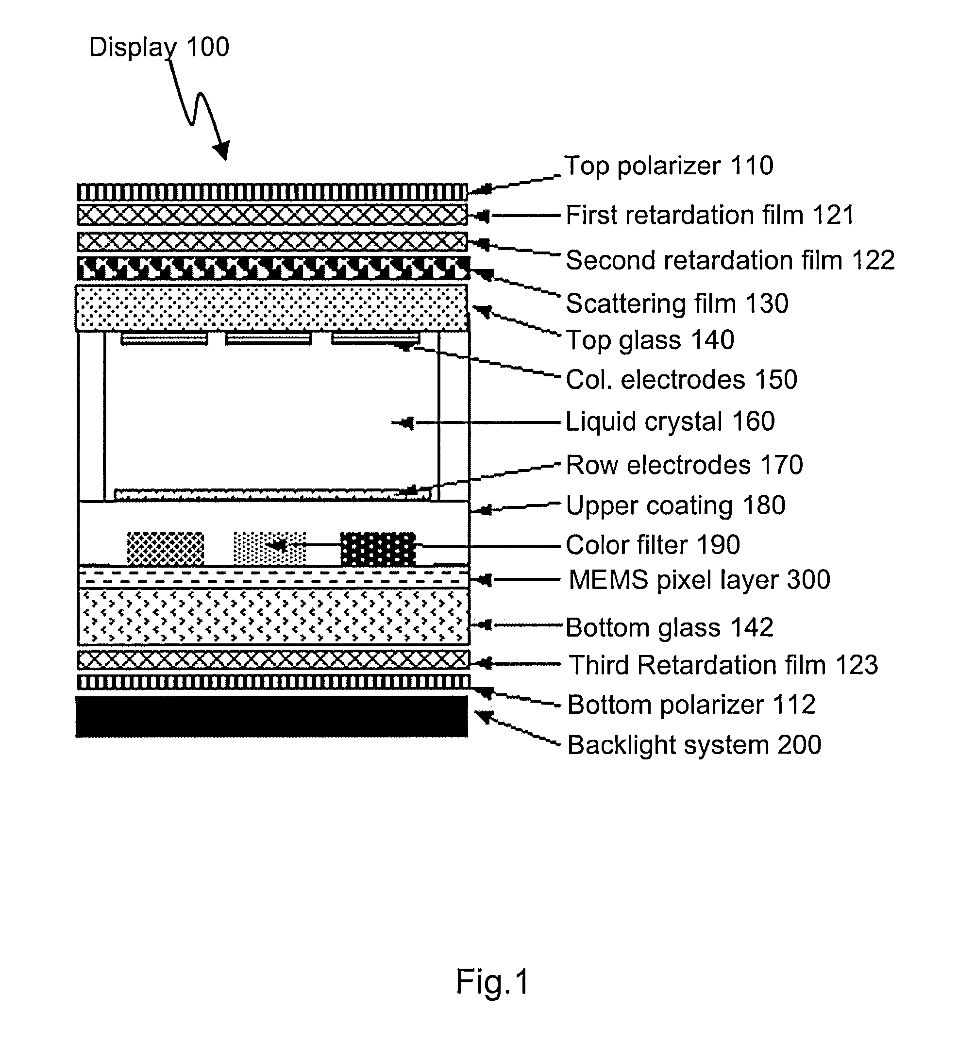 Transflective liquid crystal display