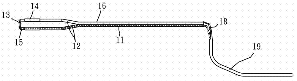 Bipolar electrode of resectoscope