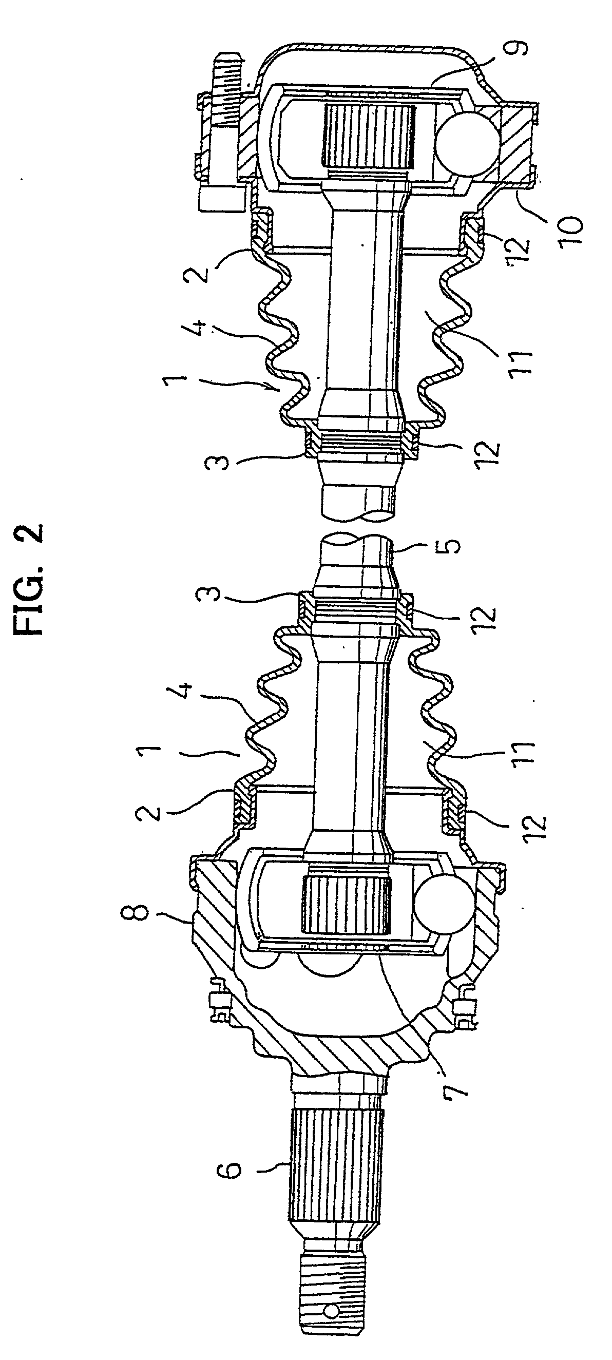 Flexible resin boot and method for producing it