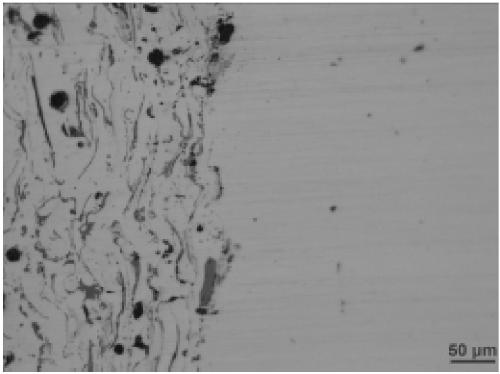 A powder core wire material for arc spraying with high bonding strength and preparation method thereof